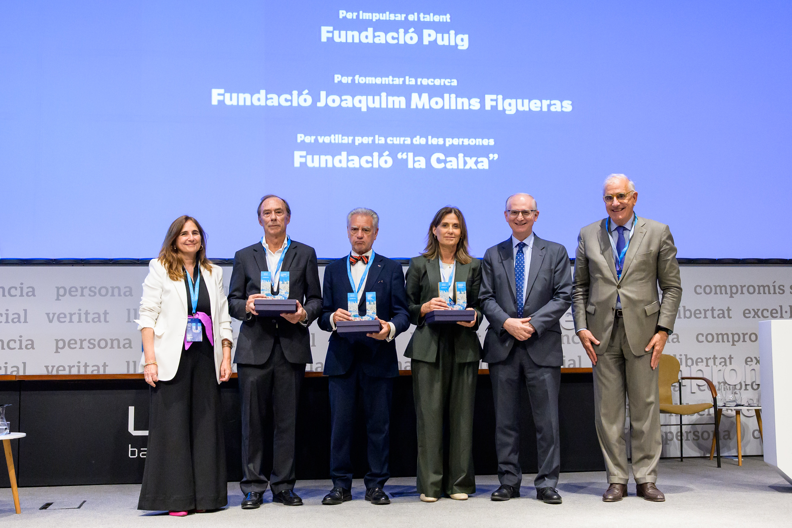 La Fondation Puig reçoit une reconnaissance pour sa trajectoire de collaboration avec l’UIC Barcelone lors du Thank U Day 2025